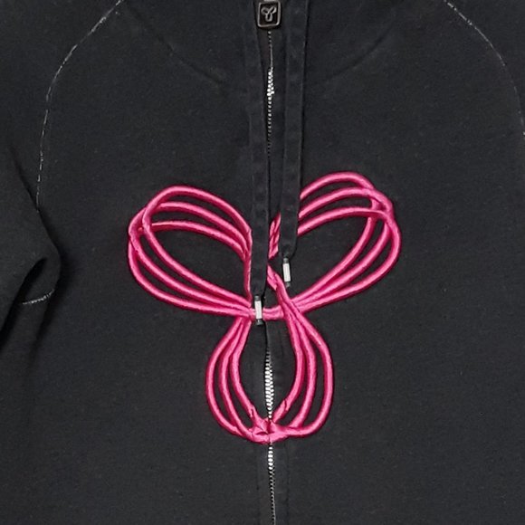 TNA Womens' Zip-Up Hoodie, Dark Grey, Size S - Picture 2 of 12